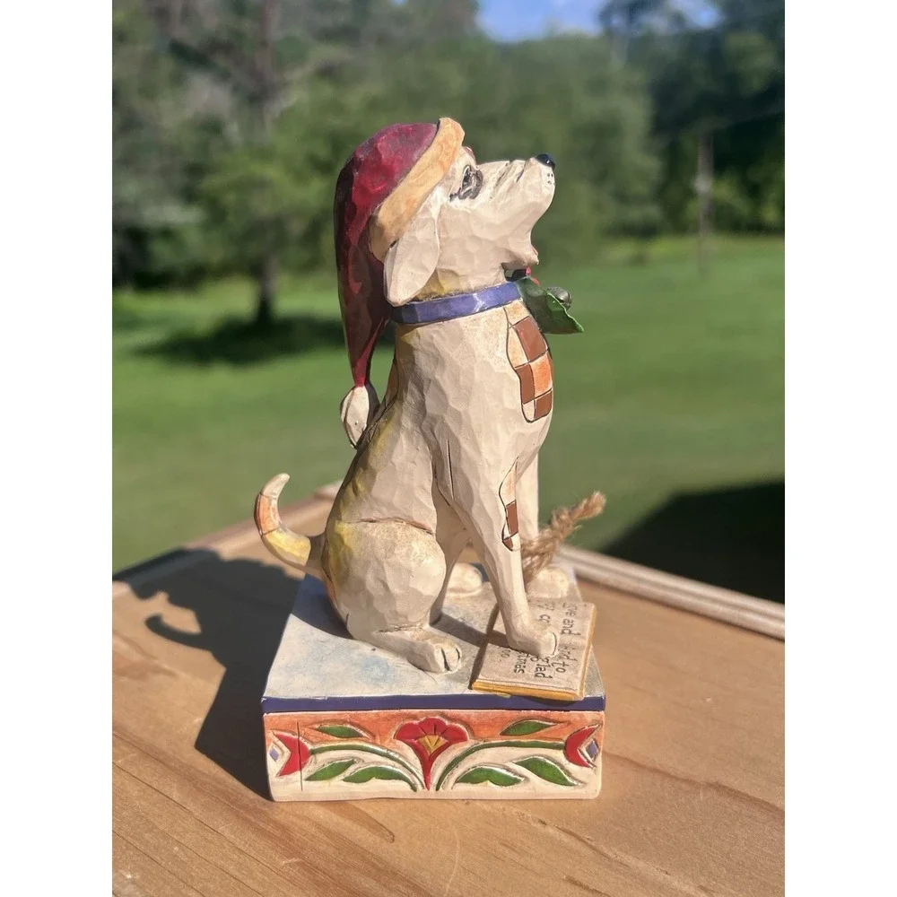 Jim Shore Bark The Herald Angels Sing Christmas Dog 4007934 2007 Heartwood Creek